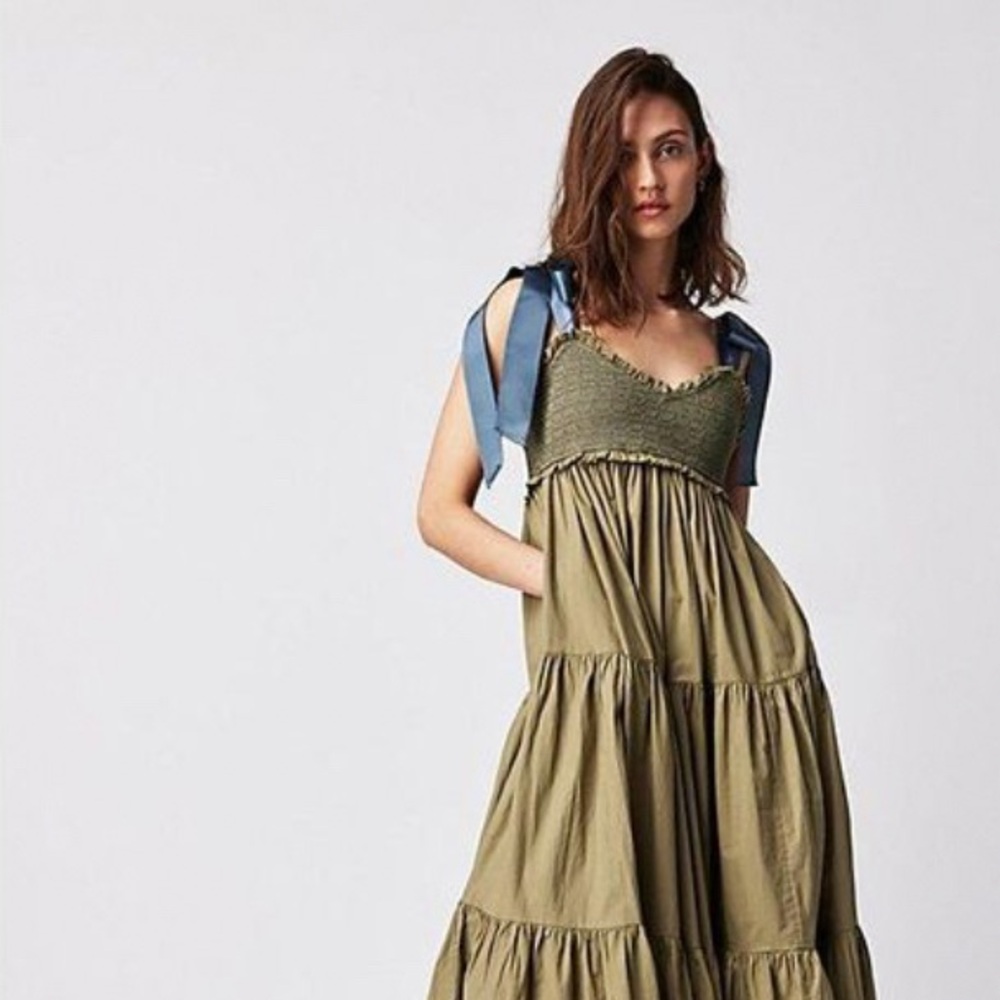 Free People Bluebell Solid Maxi Dress